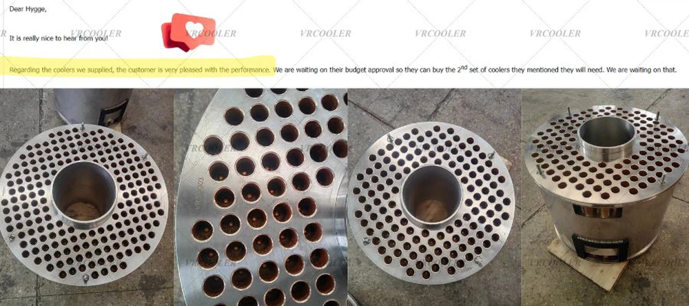 Customer Praise for Ingersoll Rand 2ACII Cooler Replacement Manufactured by Vrcooler Customer Praise for Ingersoll Rand 2ACII Cooler Replacement Manufactured by Vrcooler